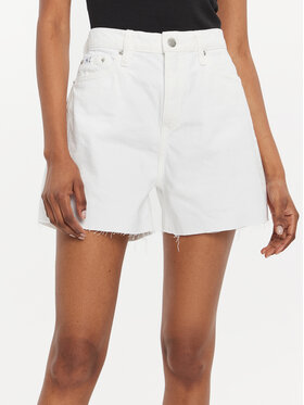 Calvin Klein Jeans Calvin Klein Jeans Farmer rövidnadrág J20J222811 Fehér Mom Fit