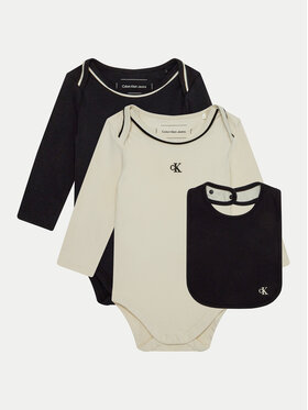 Calvin Klein Jeans Calvin Klein Jeans Completo da bambino Monogram Starter IN0IN00011 Écru Regular Fit