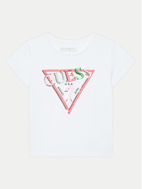 Guess Guess T-krekls K5RI16 K6YW4 Balts Regular Fit