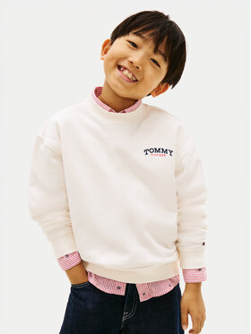 Tommy Hilfiger Tommy Hilfiger Majica dugih rukava KB0KB10255 Écru Regular Fit