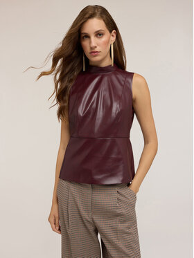 Motivi Motivi Top D769Q000498N036 Bordeaux Regular Fit