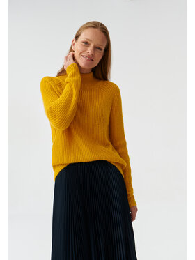 TATUUM TATUUM Sweter SUZI Żółty Oversize