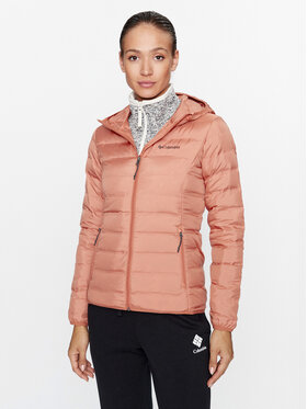 Columbia Columbia Μπουφάν πουπουλένιο Lake 22™ Down Hooded Jacket Πορτοκαλί Regular Fit