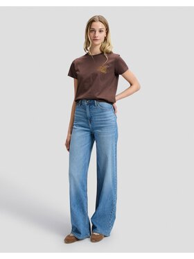 Lee Lee Jeansy STELLA Niebieski Wide Leg