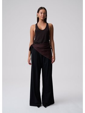 Le Collet Le Collet Top SONIA BROWN Brązowy Oversize