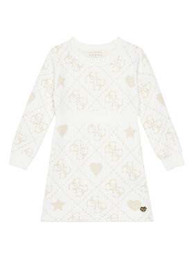 Guess Guess Трикотажна сукня K5BK02 Z39N0 Бежевий Regular Fit
