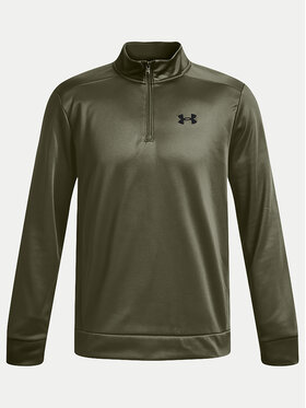 Under Armour Majica Dugih Rukava Armor Fleece 1373358 Zelena Regular Fit