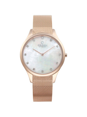 Obaku Obaku Ρολόι V217LXVWMV Ροζ χρυσό
