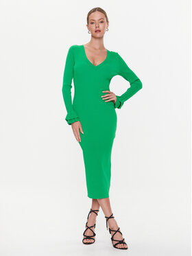 MICHAEL Michael Kors MICHAEL Michael Kors Robe en tricot MF281EM33D Vert Slim Fit