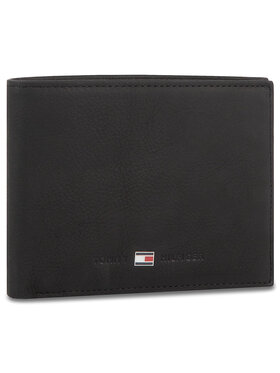 Tommy Hilfiger Tommy Hilfiger Голям мъжки портфейл Johnson Cc And Coin Pocket AM0AM82565/AM0AM00659 Черен