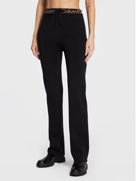 Calvin Klein Jeans Calvin Klein Jeans Трикотажні штани J20J219740 Чорний Regular Fit