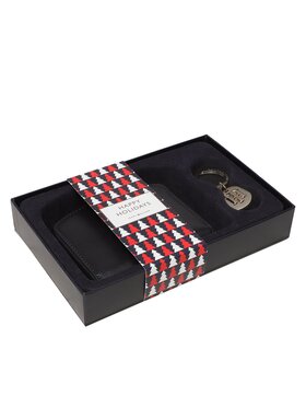 Tommy Hilfiger Tommy Hilfiger Coffret cadeau Th Chic Med Wallet And Charm Gp AW0AW14008 Bleu marine