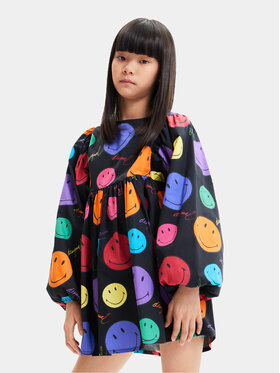 Desigual Desigual Sukienka codzienna 23WGVW04 Czarny Regular Fit