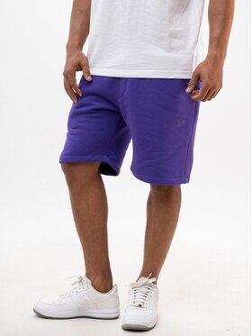 Jigga Wear Jigga Wear Szorty materiałowe Krótkie Spodenki Dresowe Męskie Fioletowe Jigga Wear Simple Crown XL Fioletowy Regular Fit