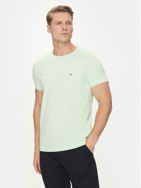 Tommy Hilfiger Tommy Hilfiger Tričko MW0MW10800 Zelená Slim Fit