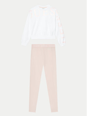 Guess Guess Спортивний костюм J4YG01 KA6R4 Білий Regular Fit