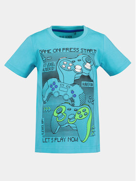 Blue Seven Blue Seven Тишърт 802305 X Син Regular Fit