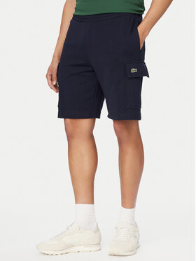 Lacoste Lacoste Športové kraťasy GH9743 Tmavomodrá Regular Fit