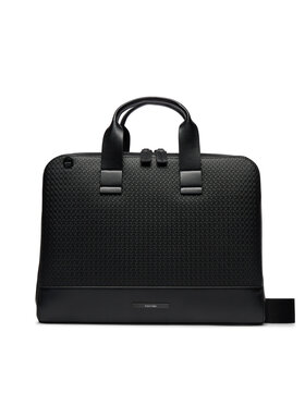 Calvin Klein Calvin Klein Geantă pentru laptop Modern Bar Slim Laptop Bag Mono K50K511366 Negru