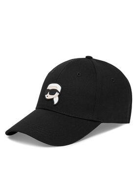 KARL LAGERFELD KARL LAGERFELD Czapka z daszkiem A1W33037 Czarny