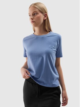 4F 4F T-shirt 4FWAW24TTSHF1650-32S Blu Regular Fit