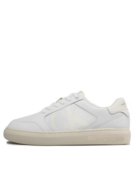 Calvin Klein Jeans Tenisice Casual Cupsole Lth-Pu Mono YM0YM00573 Bijela