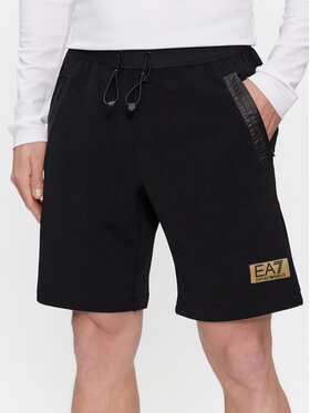 EA7 Emporio Armani EA7 Emporio Armani Sportovní kraťasy 3DPS57 PJG1Z 1200 Černá Regular Fit