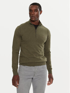 INDICODE INDICODE Pulover Liliamos 35-698 Verde Regular Fit