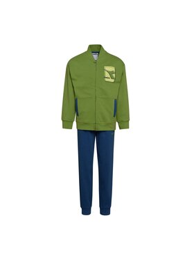 Diadora Diadora Komplet dresowy DIADORA JU. TRACKSUIT FZ ELEMENTS Zielony Regular Fit