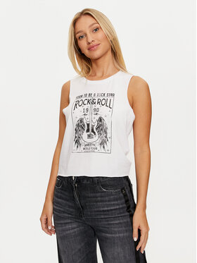 Noisy May Noisy May Top Max 27033890 Bílá Regular Fit