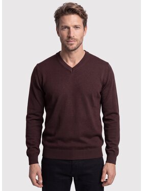 Pako Lorente Pako Lorente Sweter P26WN-2X-010 Brązowy Straight Fit