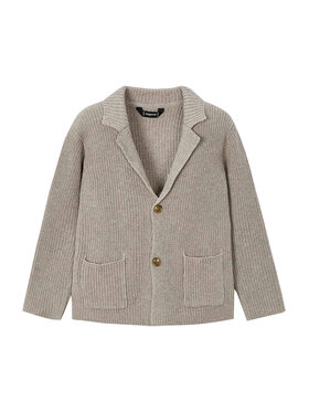 Mayoral Mayoral Pletena jopica 4412 Rjava Regular Fit