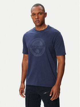 Napapijri Napapijri T-shirt S-Bollo SS 3 NP0A8BAF Tamnoplava Regular Fit