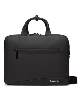Calvin Klein Calvin Klein Nešiojamo kompiuterio krepšys Rubberized Conv Laptop Bag K50K511712 Juoda