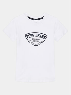 Pepe Jeans Pepe Jeans Футболка Regen PB503848 Білий Regular Fit