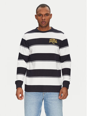 Puma Puma Pluus Class Striped 684647 Tumesinine Regular Fit