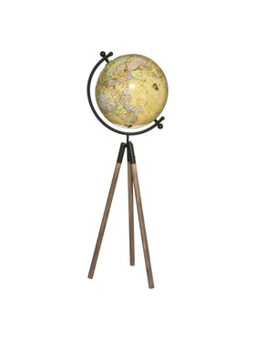 MIAhome MIAhome Globus na trójnogu Mondo 75 cm Złoty