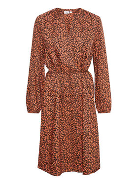 Saint Tropez Saint Tropez Kleid für den Alltag 30511718 Orange Classic Fit