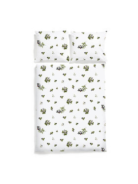 White pocket White pocket Komplet pościeli satynowa Biały