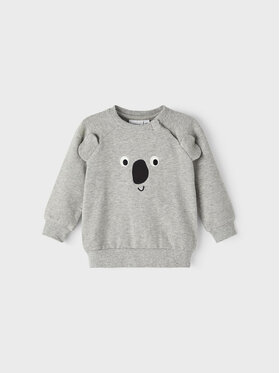 NAME IT NAME IT Mikina 13212765 Šedá Regular Fit
