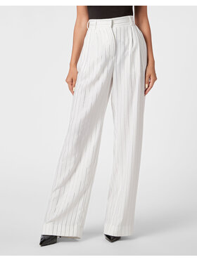 PHILIPP PLEIN PHILIPP PLEIN Spodnie materiałowe 20743 Biały Regular Fit