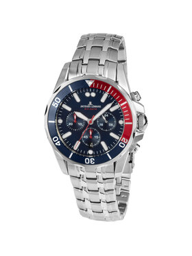 Jacques Lemans Jacques Lemans Zegarek 1-1907ZF Srebrny