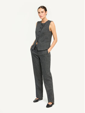 KMX KMX Kamizelka 192970007 Czarny Fitted Fit