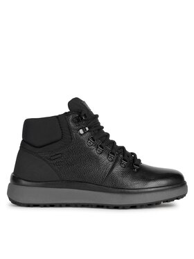 Geox Geox Šnurovacia obuv U Granito + Grip B A U36FZD 00047 C9999 Čierna