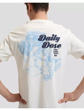 Lee Lee T-Shirt DAILY DOSE TEE Biały Relaxed Fit