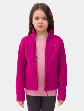 4F 4F Felpa di pile 4FJWSS24TFLEF166 Rosa Regular Fit