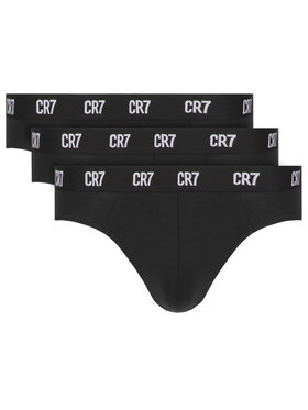 Cristiano Ronaldo CR7 Cristiano Ronaldo CR7 Sada 3 kusů slipů Main Basic Brief 3-Pack 8100-66-900 Černá