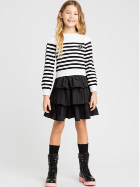 TWINSET TWINSET Komplet sweter i spódnica ołówkowa 222GJ3081 Biały Regular Fit