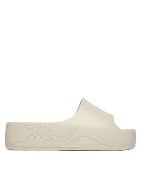KARL LAGERFELD KARL LAGERFELD Şlapi Kobo II KL86048F Écru