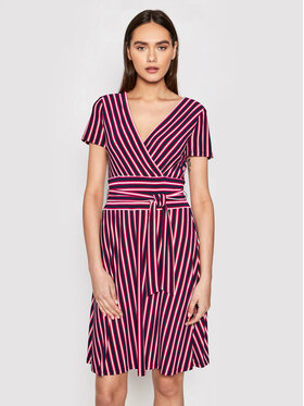 Lauren Ralph Lauren Lauren Ralph Lauren Každodenné šaty 250831123001 Tmavomodrá Slim Fit